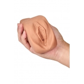Маструбатор-вагина с вибрацией Soft   Wet Renata Realistic Tan Masturbator - Blush Novelties - в Балаково купить с доставкой
