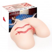 Мастурбатор-полуторс с двойным слоем материала Vanilla Onahole - KOKOS - в Балаково купить с доставкой