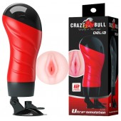 Мастурбатор-вагина Delia с вибрацией и присоской - Baile - в Балаково купить с доставкой