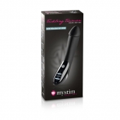 Вибратор с электростимуляцией Tickling Truman Black Edition - 27 см. - MyStim - купить с доставкой в Балаково