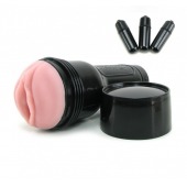 Мастурбатор-вагина Fleshlight - Vibro Pink Lady Touch с вибрацией - Fleshlight - в Балаково купить с доставкой