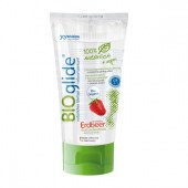 Гель-смазка на водной основе с ароматом клубники BioGlide - 80 мл. - Joy Division - купить с доставкой в Балаково