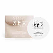 Массажная свеча для всего тела Slow Sex - 50 гр. - Bijoux Indiscrets - купить с доставкой в Балаково