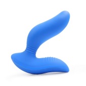 Синий вибромассажер простаты 3,5’’ Curve P-spot Massager - 12 см. - Erokay - в Балаково купить с доставкой