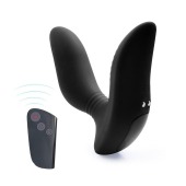Черный вибромассажер простаты 3,5’’ Remote Control Curve P-spot Massager - 12 см. - Erokay - в Балаково купить с доставкой