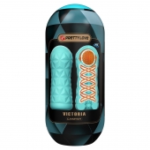 Аквамариновый мастурбатор Victoria - Baile - в Балаково купить с доставкой