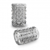 Прозрачная насадка с бороздками STAY HARD COCK SLEEVE 04 CLEAR - Blush Novelties - в Балаково купить с доставкой