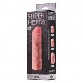 Фаллоудлинитель SUPER HERO Dewil - 17,5 см. - Lola Games - в Балаково купить с доставкой