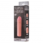 Фаллоудлинитель SUPER HERO Tempter - 16 см. - Lola Games - в Балаково купить с доставкой