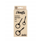 Набор из 3 черных уретральных массажеров Spin - Lola Games - купить с доставкой в Балаково