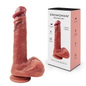Телесный фалломитатор с ярко выраженной головкой - 22 см. - Erowoman-Eroman