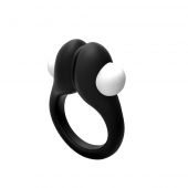 Черное эрекционное кольцо Zippy Vibrating Ring With Bullet - Adrien Lastic - в Балаково купить с доставкой