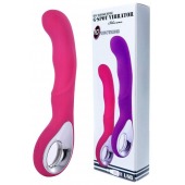 Розовый вибратор для массажа точки G - 20 см. - Boys of Toys