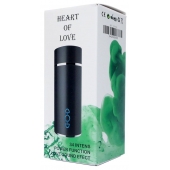 Мастурбатор-вагина с вибрацией Heart Of Love в колбе в форме сердца - Boys of Toys - в Балаково купить с доставкой