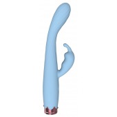 Голубой вибратор-кролик - 17,8 см. - Boys of Toys