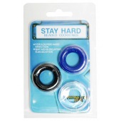 Набор из 3 эрекционных колец без рельефа - Boys of Toys - в Балаково купить с доставкой