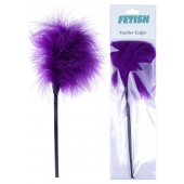 Фиолетовая пуховка для любовных игр - 28 см. - Boys of Toys - купить с доставкой в Балаково