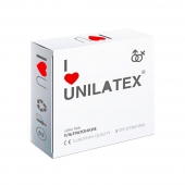 Ультратонкие презервативы Unilatex Ultra Thin - 3 шт.