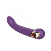Фиолетовый силиконовый вибратор - 22,1 см. - Secwell