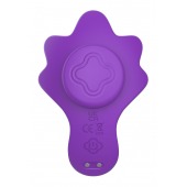 Фиолетовый вибратор в трусики с магнитным держателем - Secwell