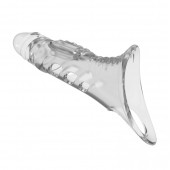 Прозрачная насадка на пенис - 22 см. - Baile - в Балаково купить с доставкой