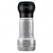 Набор PowerBlow   Feel Pocket Stroker Crystal: мастурбатор и интерактивная насадка - Kiiroo - в Балаково купить с доставкой