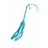 Голубая кожаная плеть - 50 см. - Pecado - купить с доставкой в Балаково