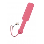 Розовый кожаный пэддл - 37 см. - Pecado - купить с доставкой в Балаково