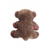 Бондажный набор: бурый мишка с розовыми оковами и наручниками - Pecado - купить с доставкой в Балаково