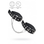 Черные оковы из одного ремешка с люверсами - Pecado - купить с доставкой в Балаково
