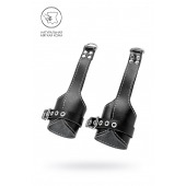 Черные подвесы с белой строчкой - Pecado - купить с доставкой в Балаково