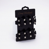 Черные кожаные оковы из звеньев - Crazy Handmade - купить с доставкой в Балаково