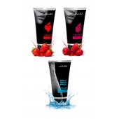 Набор из 3 лубрикантов JUJU (увлажняющий, клубника, малина) - JuJu - купить с доставкой в Балаково