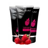 Набор из 3 съедобных лубрикантов JUJU со вкусом малины - JuJu - купить с доставкой в Балаково