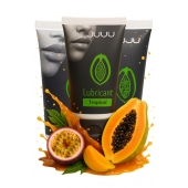 Набор из 3 съедобных лубрикантов JUJU со вкусом тропических фруктов - JuJu - купить с доставкой в Балаково