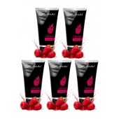 Набор из 5 съедобных лубрикантов JUJU со вкусом малины - JuJu - купить с доставкой в Балаково