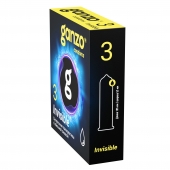 Супертонкие презервативы Ganzo Invisible - 3 шт. - Ganzo - купить с доставкой в Балаково