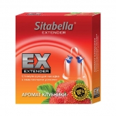 Стимулирующая насадка Sitabella Extender  Клубника - Sitabella - купить с доставкой в Балаково