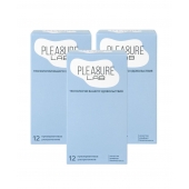 Набор из 3 упаковок ультратонких презервативов Pleasure Lab (по 12 шт.) - Pleasure Lab - купить с доставкой в Балаково