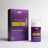 Стимулирующий гель с эффектом вибрации Blackberry Vibration - 15 мл. - INTT - купить с доставкой в Балаково