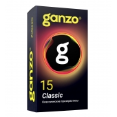 Классические презервативы с обильной смазкой Ganzo Classic - 15 шт. - Ganzo - купить с доставкой в Балаково