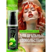 Съедобная смазка на водной основе с ароматом фейхоа - 60 гр. - Биоритм - купить с доставкой в Балаково