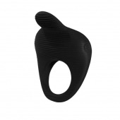 Чёрное эрекционное виброкольцо Thimble - Baile - в Балаково купить с доставкой