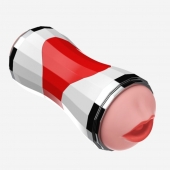 Двусторонний мастурбатор в колбе Power Grip Cup - вагина и ротик - Boys of Toys - в Балаково купить с доставкой