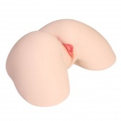 Мастурбатор-полуторс с двойным слоем материала Jenny Onahole Real Hips - KOKOS - в Балаково купить с доставкой