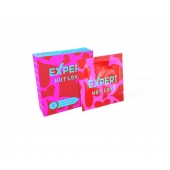 Презервативы с разогревающим эффектом Expert Hot Love - 3 шт. - Expert - купить с доставкой в Балаково
