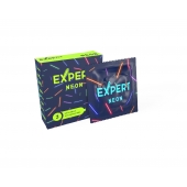 Светящиеся в темноте презервативы Expert Neon - 3 шт. - Expert - купить с доставкой в Балаково