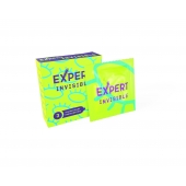Ультратонкие презервативы Expert Invisible - 3 шт. - Expert - купить с доставкой в Балаково