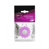 Лиловое эрекционное кольцо с 2 рядами стимулирующих шариков - Erowoman-Eroman - в Балаково купить с доставкой