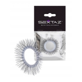 Круглое эрекционное кольцо с «ресничками» - Sextaz - в Балаково купить с доставкой